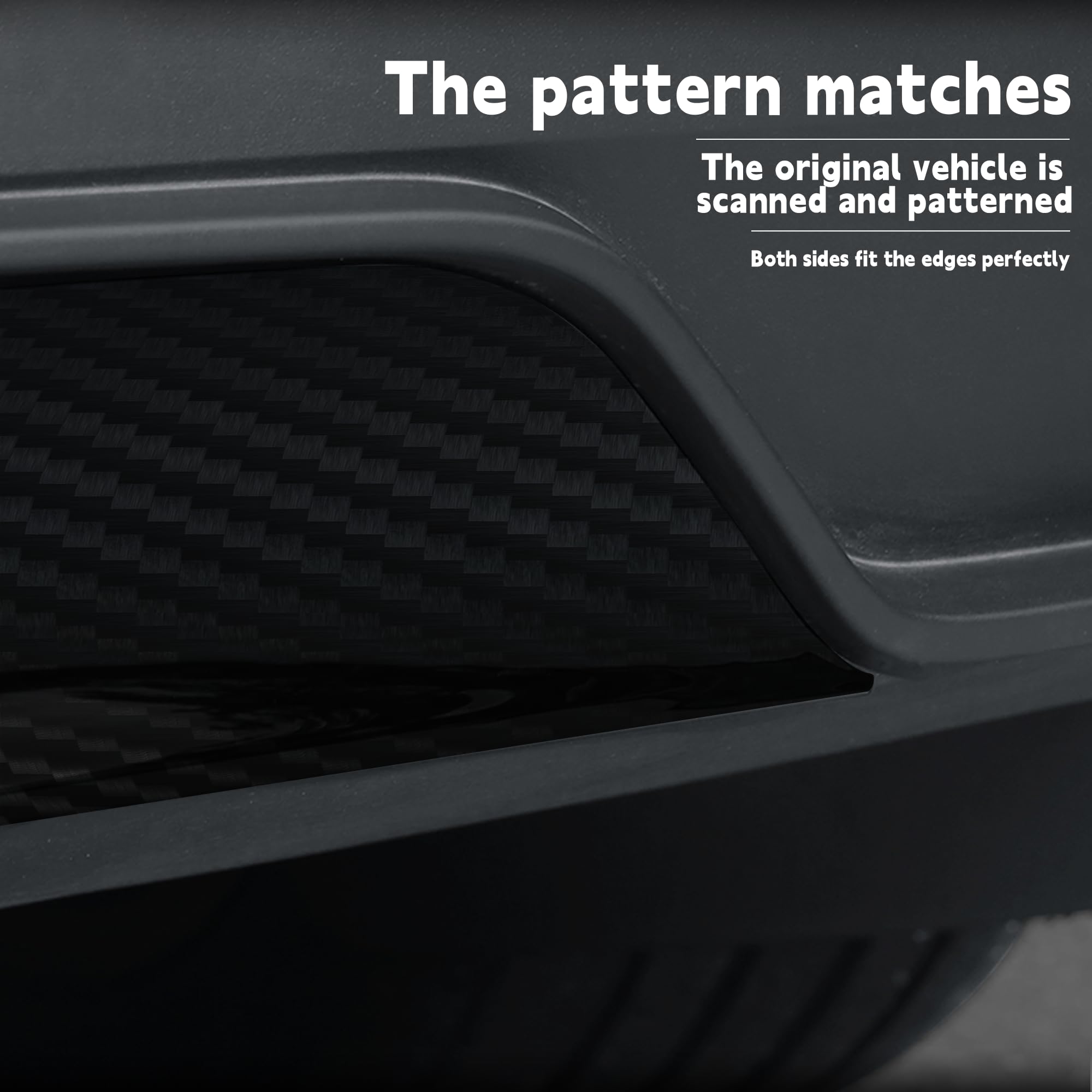 Rear Diffuser for Telsa Model Y Juniper 2025-2026 Without Drilling，Trunk Decoration Accessories Model Y Juniper Rear Bumper Molding Protector Lip Made of PP Material (Matte Carbon Fiber)