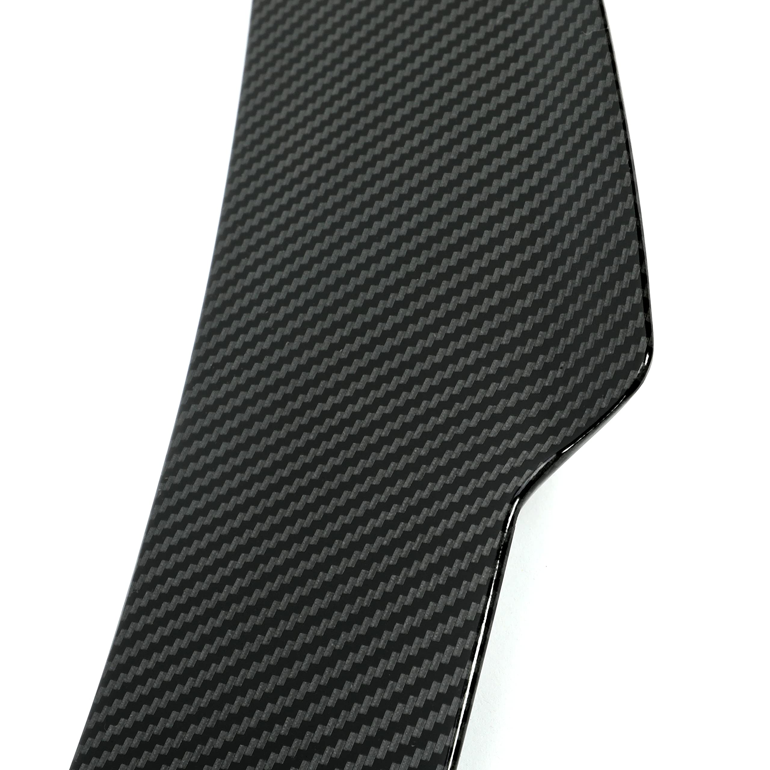 KUAFU Rear Trunk Spoiler Compatible with 2012-2021 Tesla Model S JC Style Trunk Lid Wing Lip Splitter Air Deflector ABS Plastic Carbon Fiber Style