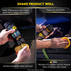 Meguiar's Ultimate Black Plastic Restorer, Durable Car Restorer That Gives New Life to Exterior Black Plastic, Vinyl, and Rubber Trim, 12 Oz Bottle