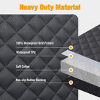 PETICON Dog Seat Covers for Tesla Model 3 & Y Back Seat with 2 Pack Door Protectors, 100% Waterproof Dog Hammock for Tesla with Mesh Window & Headrest Protection Prevents Scratches and Scuffs