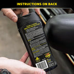 Meguiar's Ultimate Black Plastic Restorer, Durable Car Restorer That Gives New Life to Exterior Black Plastic, Vinyl, and Rubber Trim, 12 Oz Bottle