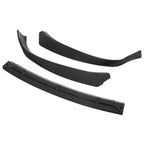 Carbon Fiber Style Front Lip Spoiler - FITS - 2016-2020 Tesla Model S - 3Pcs  Front Bumper Lip -FITS - 2016-2020 Tesla Model S 3Pcs - Carbon Fiber Style Front Lip Spoiler / Splitter / Air Dam / Body Kit / Trim  - $69.00