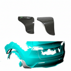 Carbon Fiber Rear Bumper Splitter Canards for Tesla Model Y 2019-2021