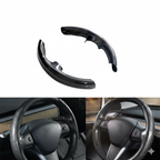 Dry Carbon Model Y Steering Wheel Cover Trims for Tesla Model Y Electric Performance Sedan 4-Door 2020-2023