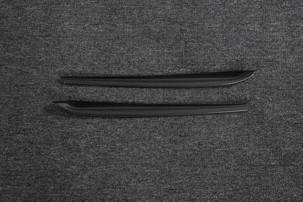 Tesla Model 3 - REAL - Carbon Fiber Door Molding Trim | Dry Carbon Interior Upgrade