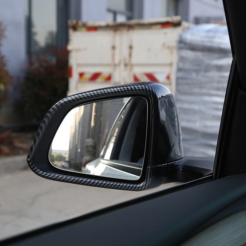 Carbon Fiber Rearview Mirror Housing Side Mirror Cover Cap Trim Full Wrapped for Tesla Model Y