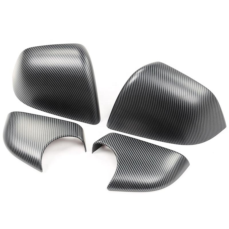 Carbon Fiber Rearview Mirror Housing Side Mirror Cover Cap Trim Full Wrapped for Tesla Model Y